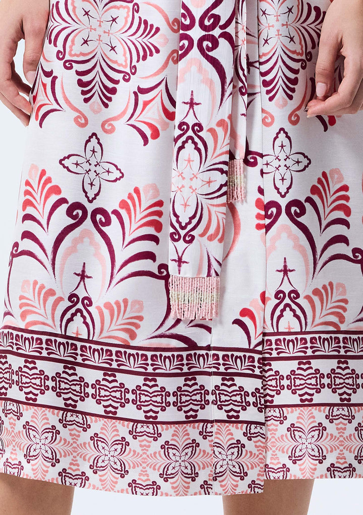 Bergamot Uzun Kimono - Bordo