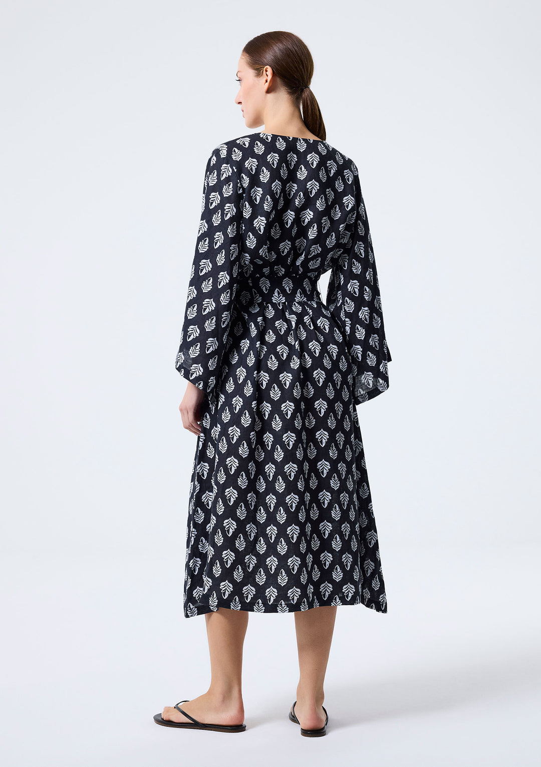 Leaf Midi Elbise