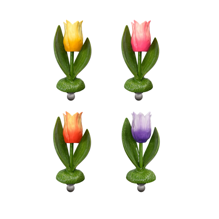 Seferî Storyteller Tabak Süsü - Tulip Garden - 4'lü Set
