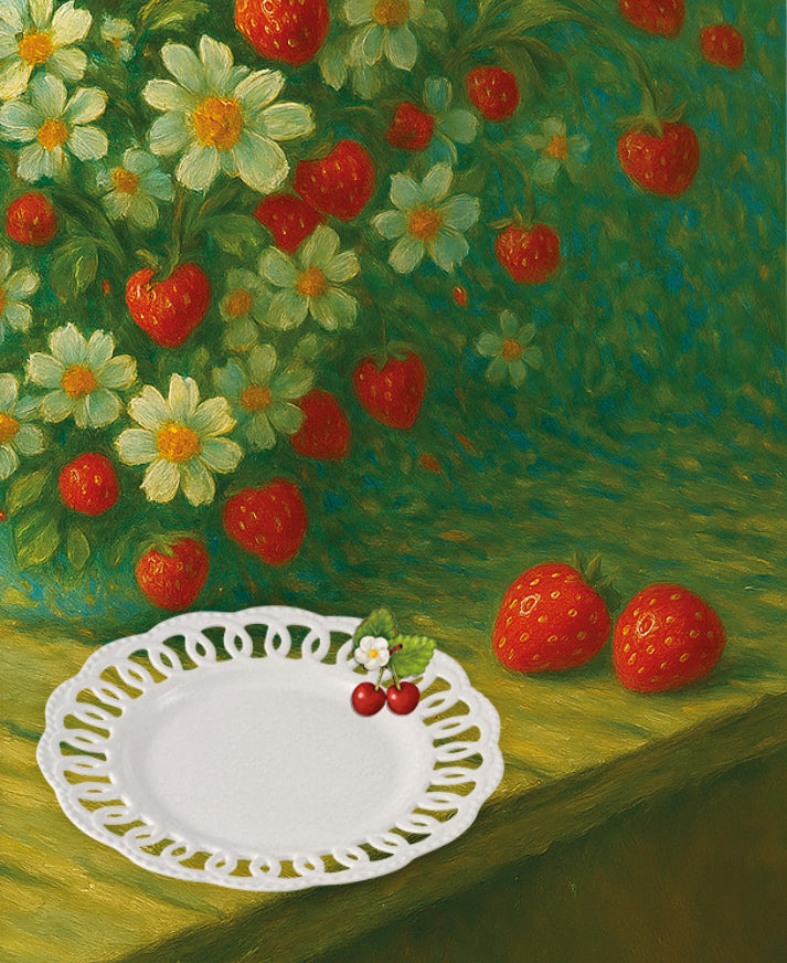 Seferî Storyteller Tabak Süsü - Berries - 4'lü Set