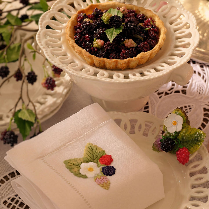 Seferî Storyteller Tabak Süsü - Berries - 4'lü Set