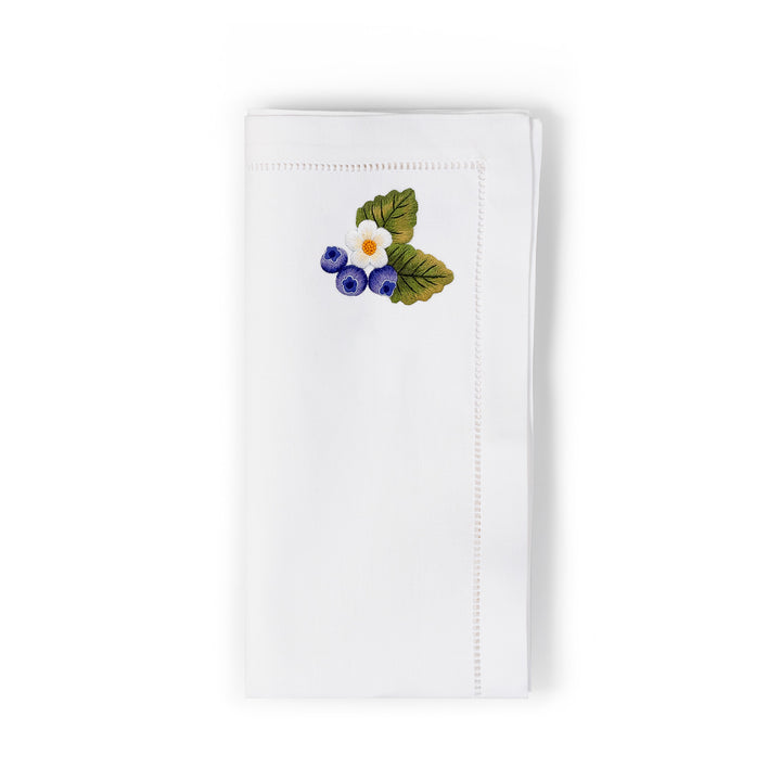 Seferî Nakışlı Peçete - Berries - 4’lü Set