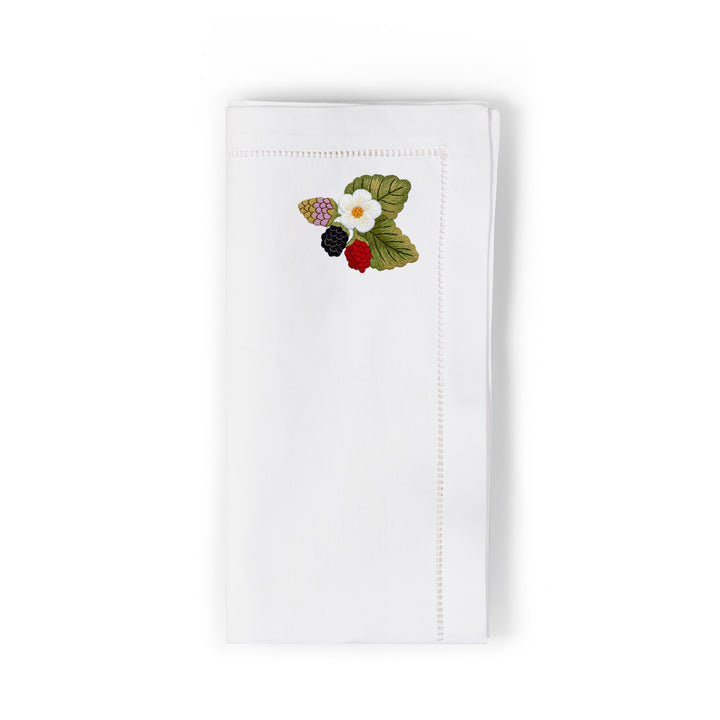 Seferî Nakışlı Peçete - Berries - 4’lü Set