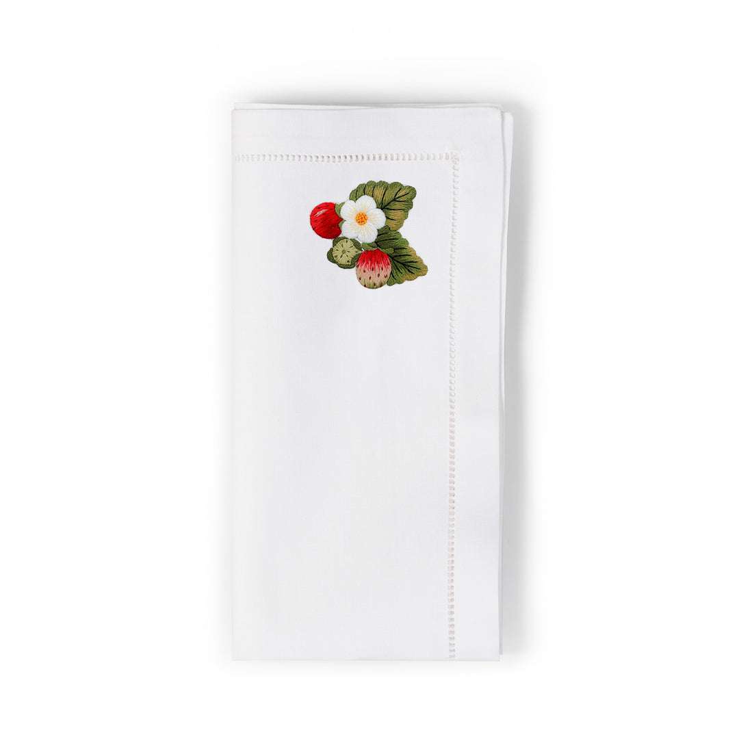 Seferî Nakışlı Peçete - Berries - 4’lü Set