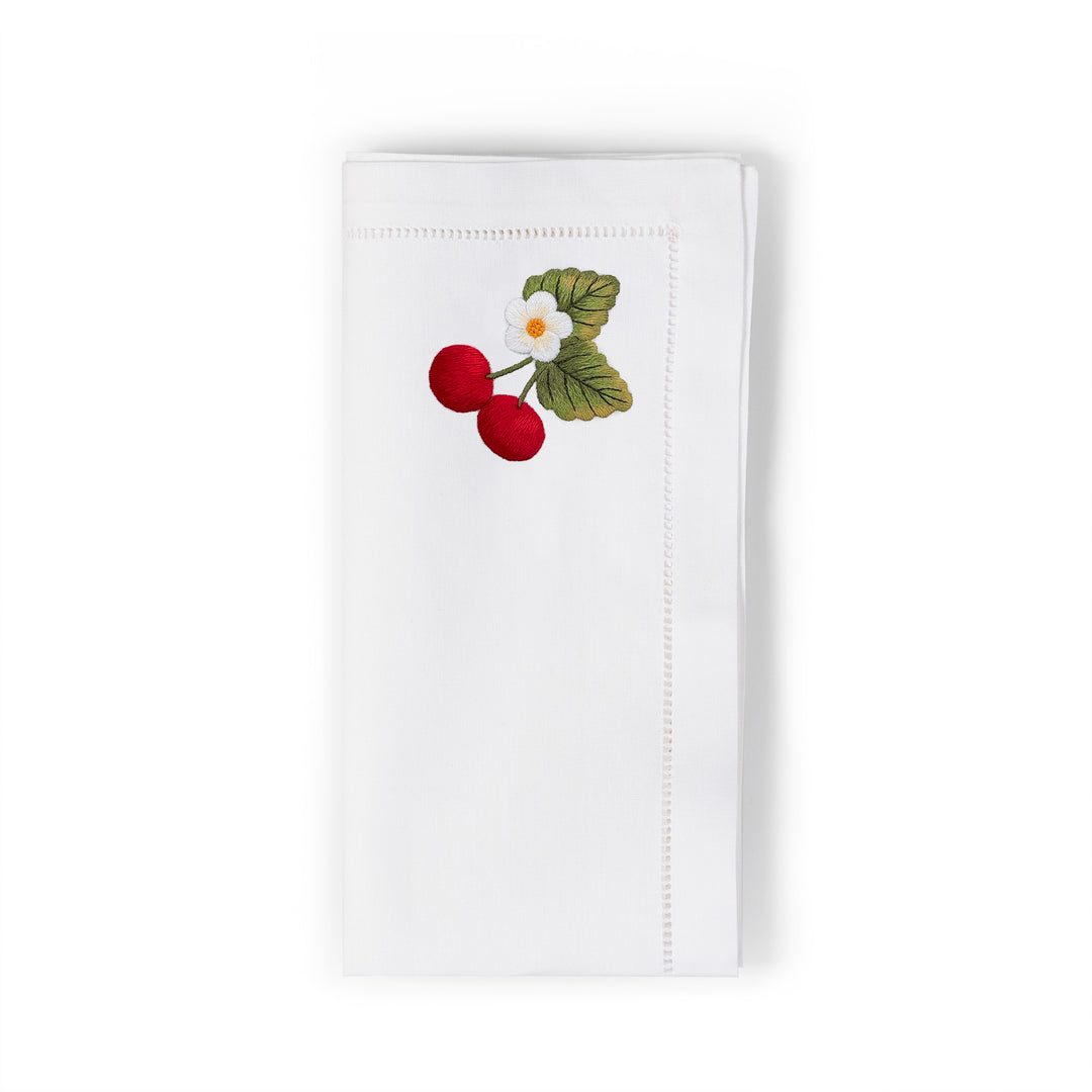 Seferî Nakışlı Peçete - Berries - 4’lü Set