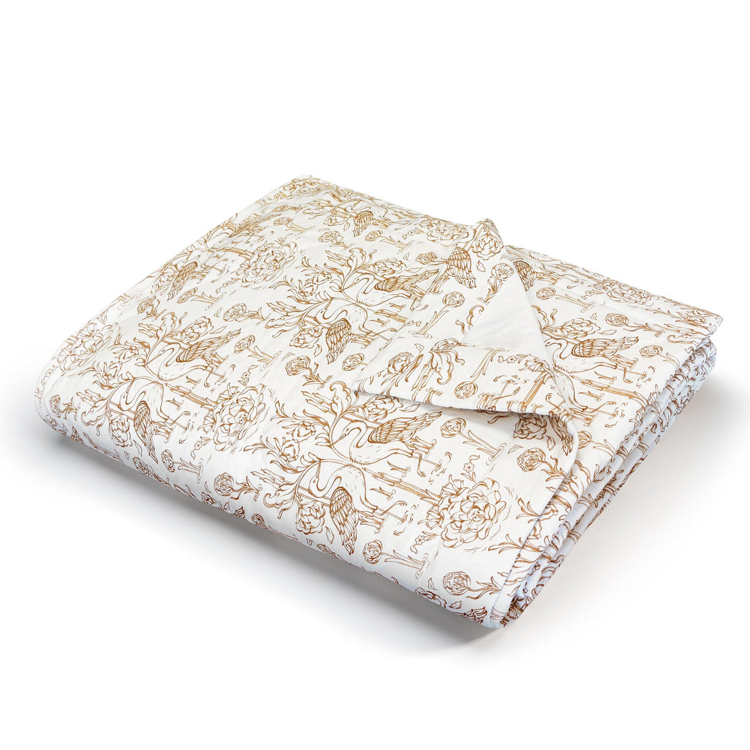Everbound Quilted Bed Cover - Beige