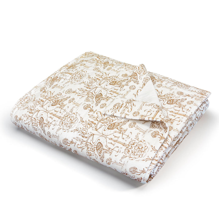 Everbound Quilted Bed Cover - Beige