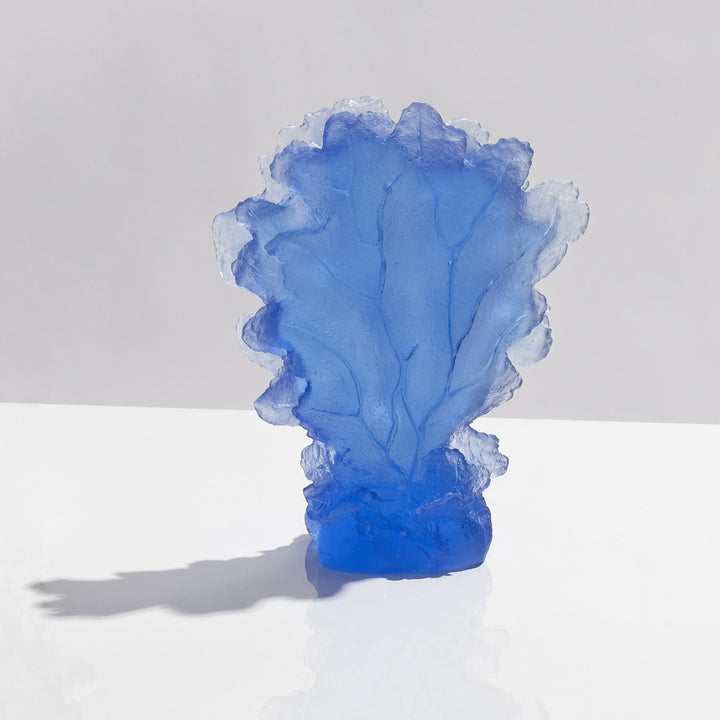 Coral Glass Sculpture – Blue
