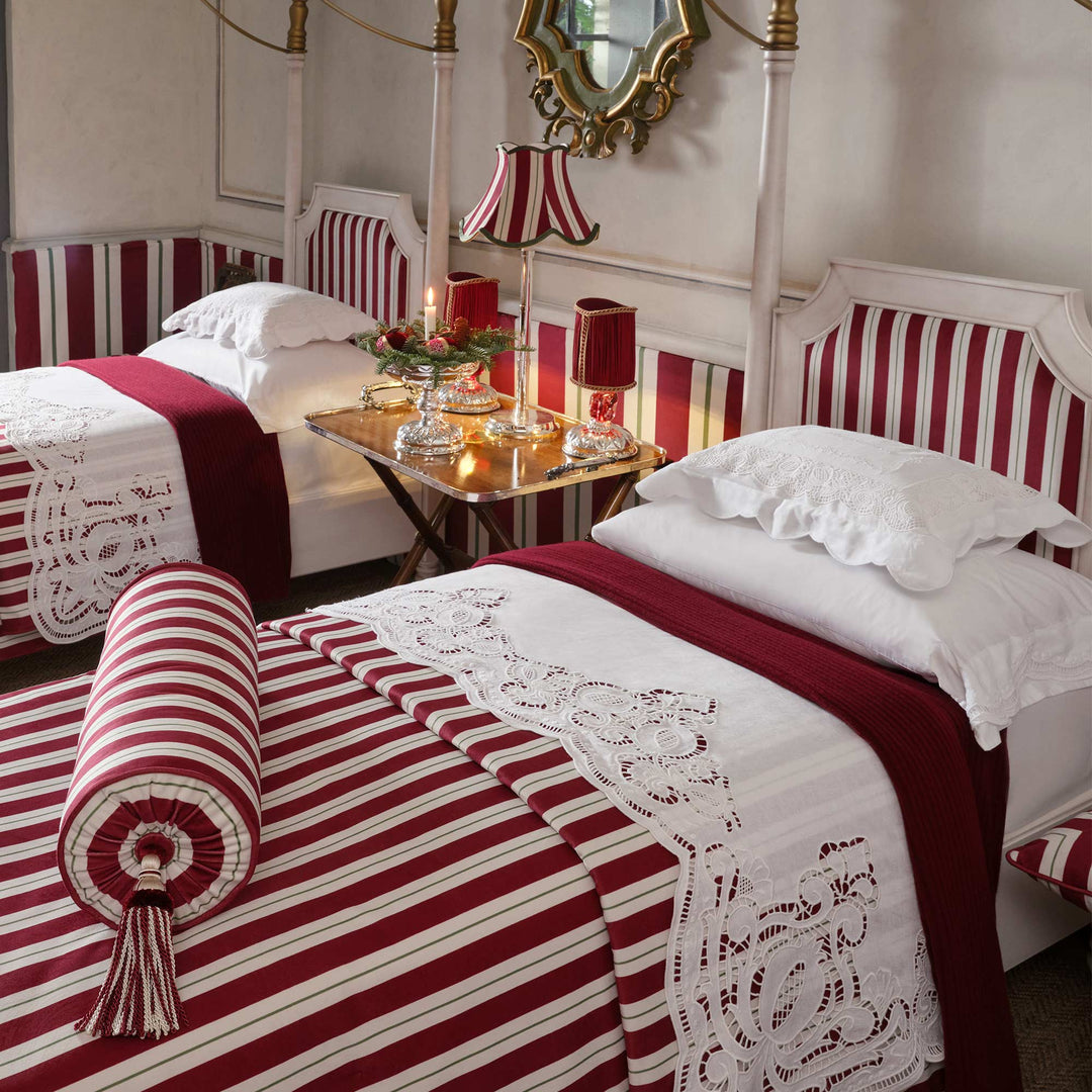 Seferî Ottoman Stripe Silindir Dekoratif Yastık