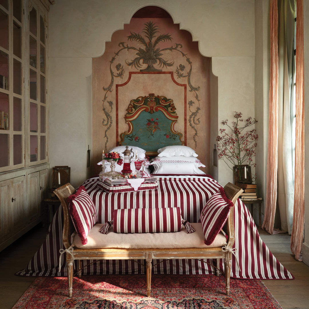 Seferî Ottoman Stripe Silindir Dekoratif Yastık