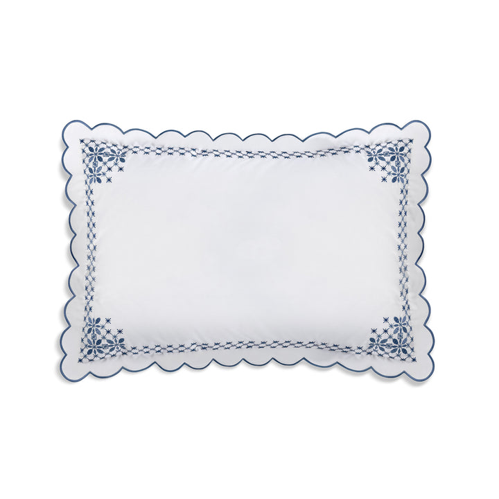 Seferî Flower Garden Standard Sham - Blue