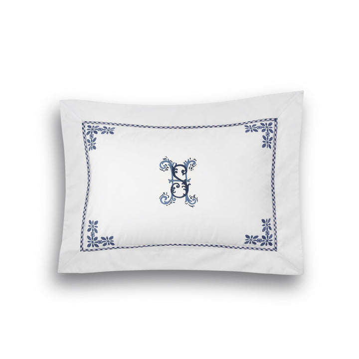 Seferî Flower Garden Boudoir Sham - Blue
