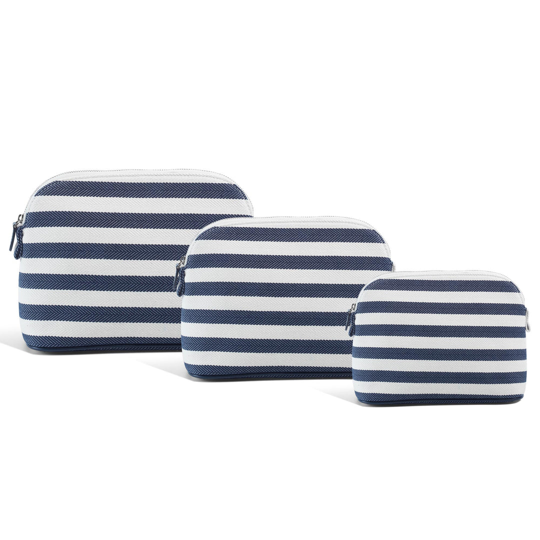 Striped Make-up Bag