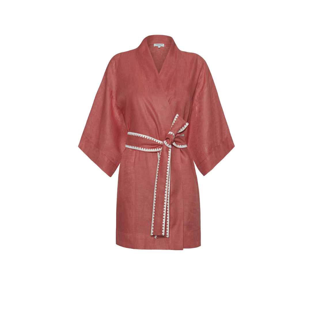 Marigold Kimono - Pembe