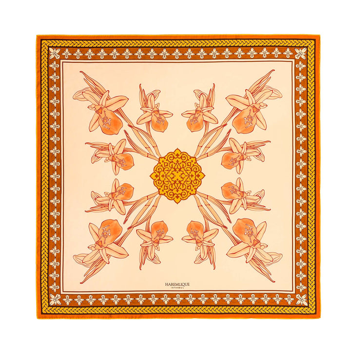 Ophrys Lycia Scarf - Orange/Terracotta