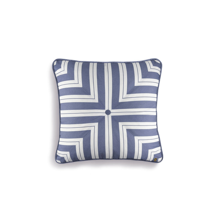Seferî Ottoman Stripe Dekoratif Yastık - Mavi