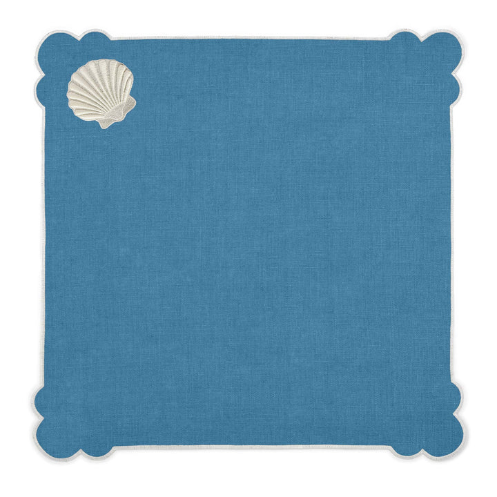 Seferî Nakışlı Peçete - Under the Sea - Mavi - 4’lü Set