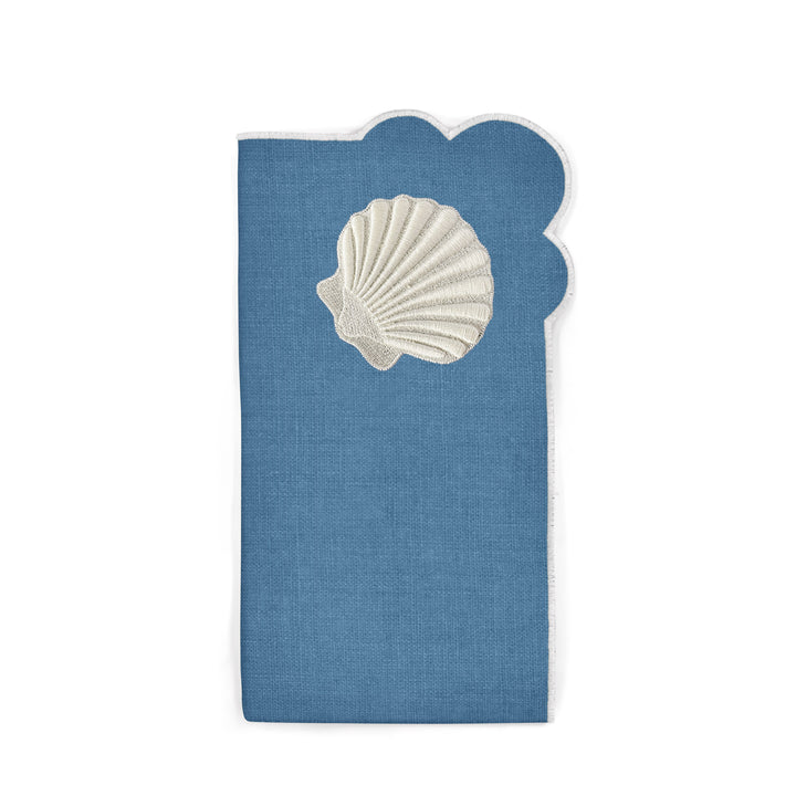 Seferî Nakışlı Peçete - Under the Sea - Mavi - 4’lü Set
