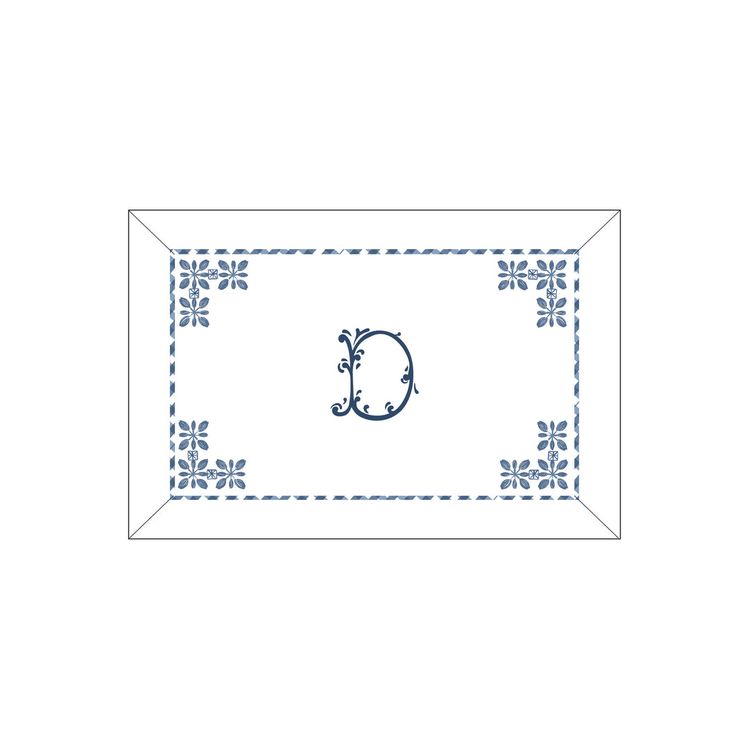 Seferî Flower Garden Boudoir Sham - Blue