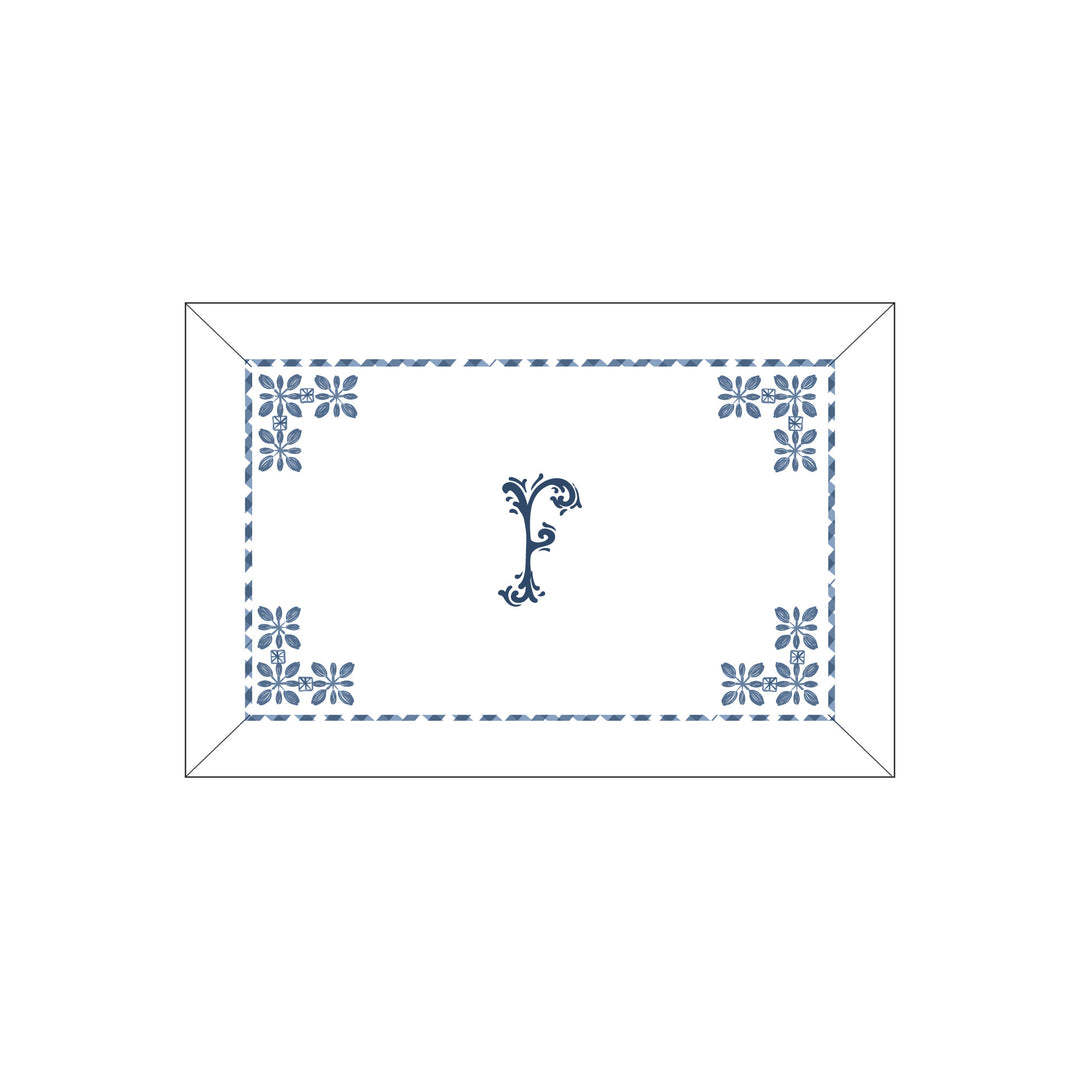 Seferî Flower Garden Boudoir Sham - Blue
