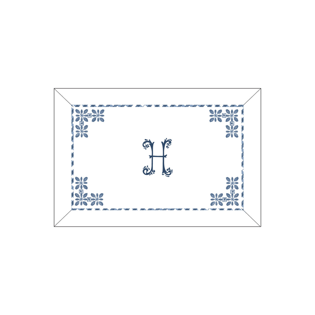 Seferî Flower Garden Boudoir Sham - Blue