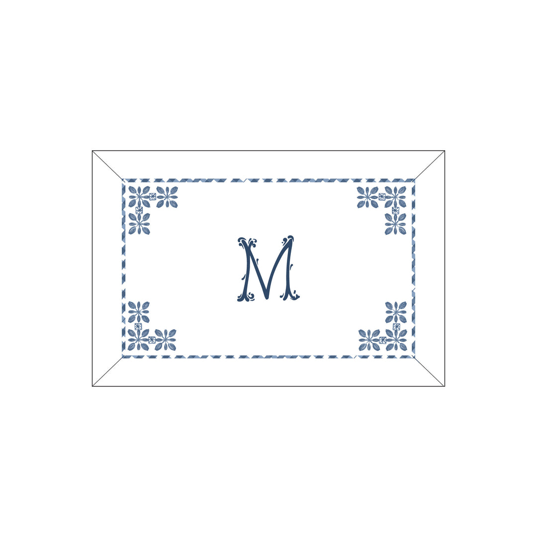 Seferî Flower Garden Boudoir Sham - Blue