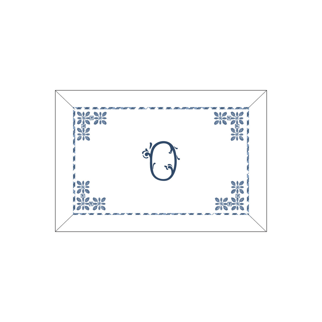 Seferî Flower Garden Boudoir Sham - Blue