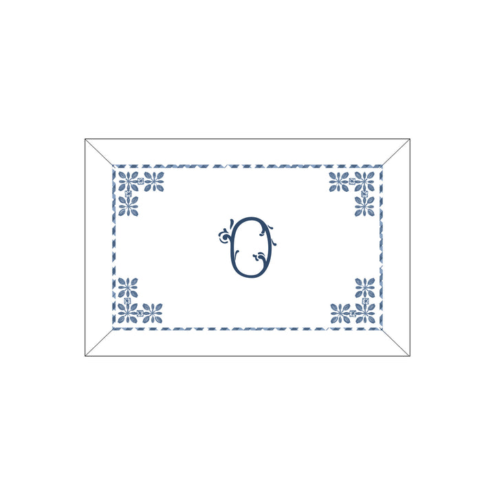 Seferî Flower Garden Boudoir Sham - Blue