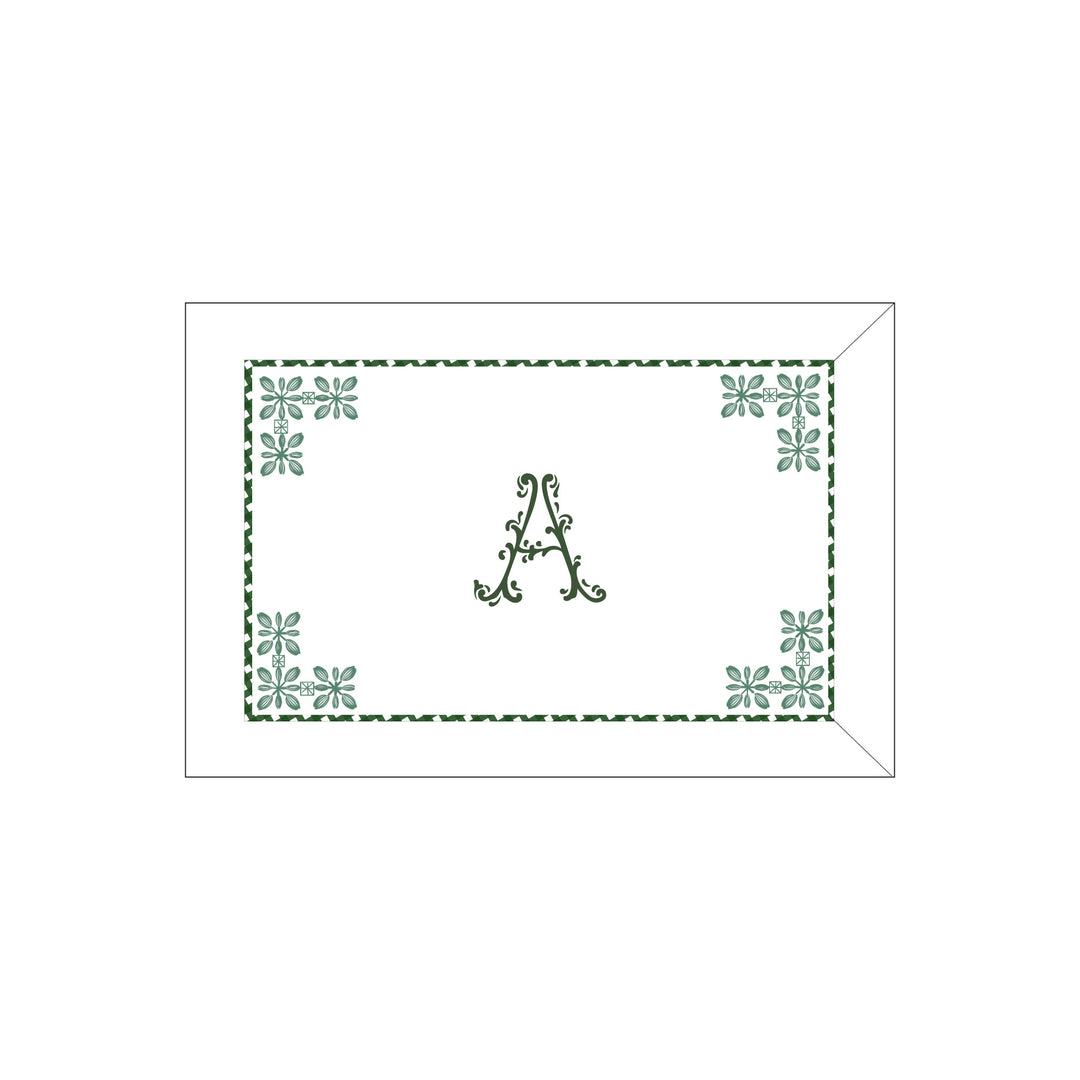 Seferî Flower Garden Boudoir Sham - Green