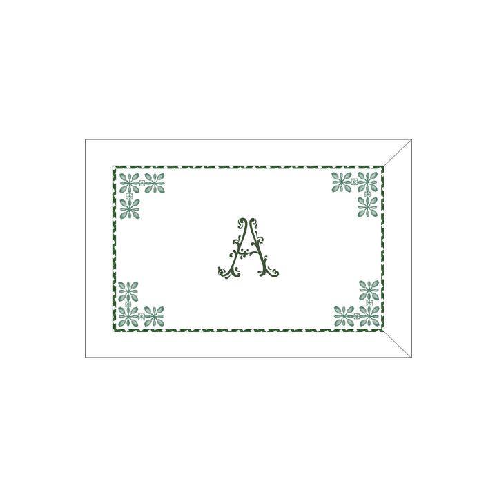 Seferî Flower Garden Boudoir Sham - Green