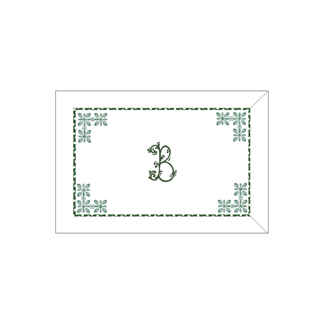 Seferî Flower Garden Boudoir Sham - Green