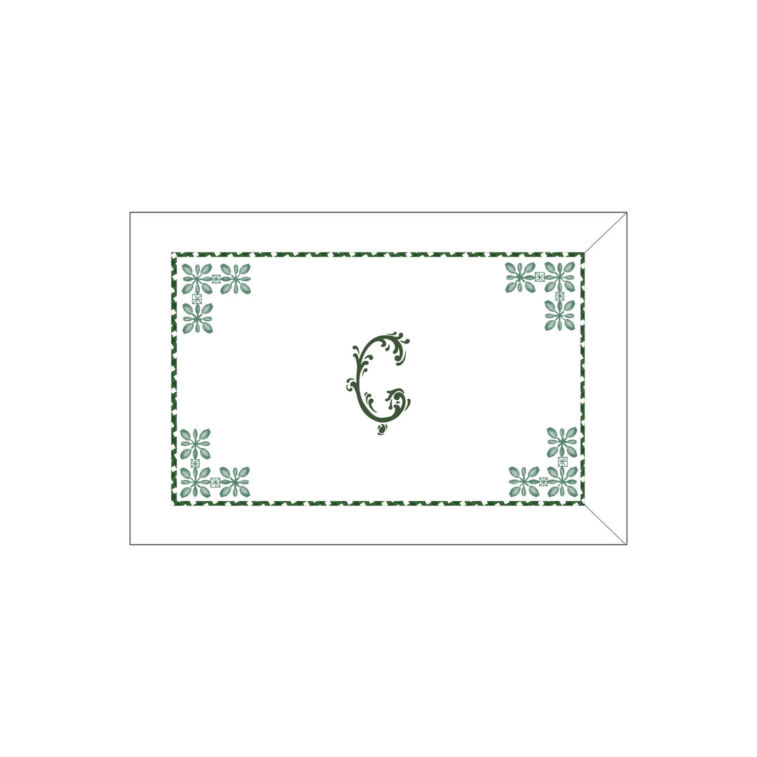 Seferî Flower Garden Boudoir Sham - Green