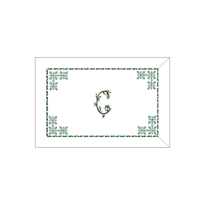 Seferî Flower Garden Boudoir Sham - Green