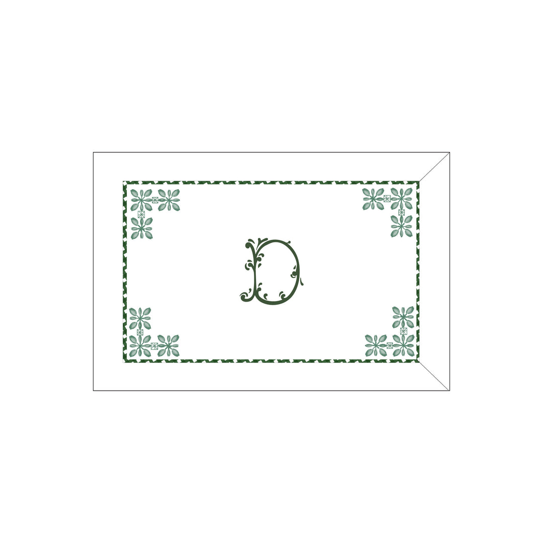 Seferî Flower Garden Boudoir Sham - Green