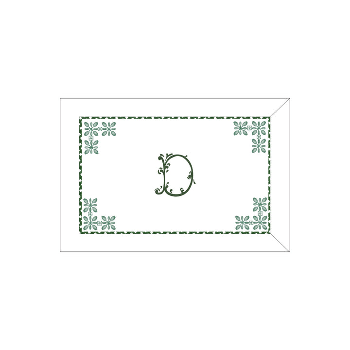 Seferî Flower Garden Boudoir Sham - Green