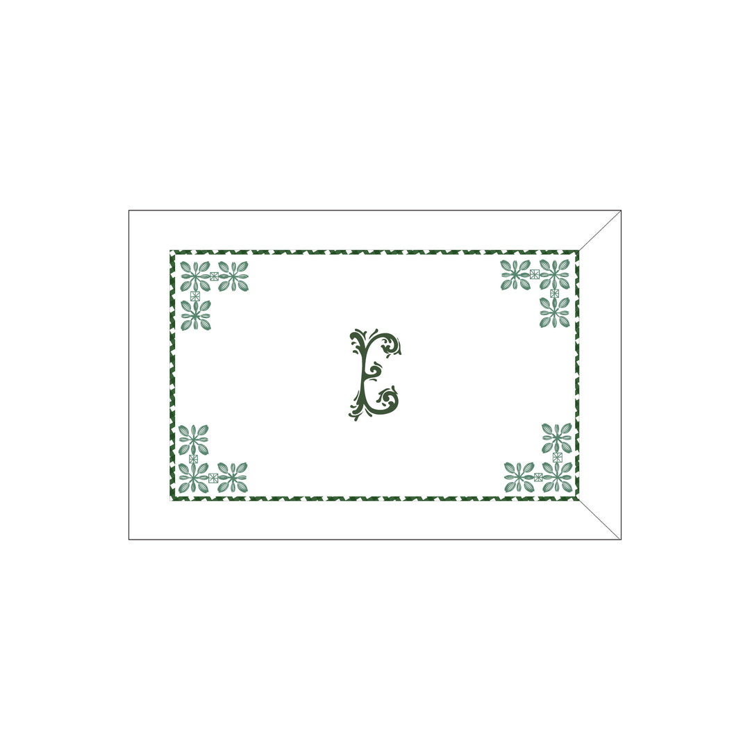 Seferî Flower Garden Boudoir Sham - Green
