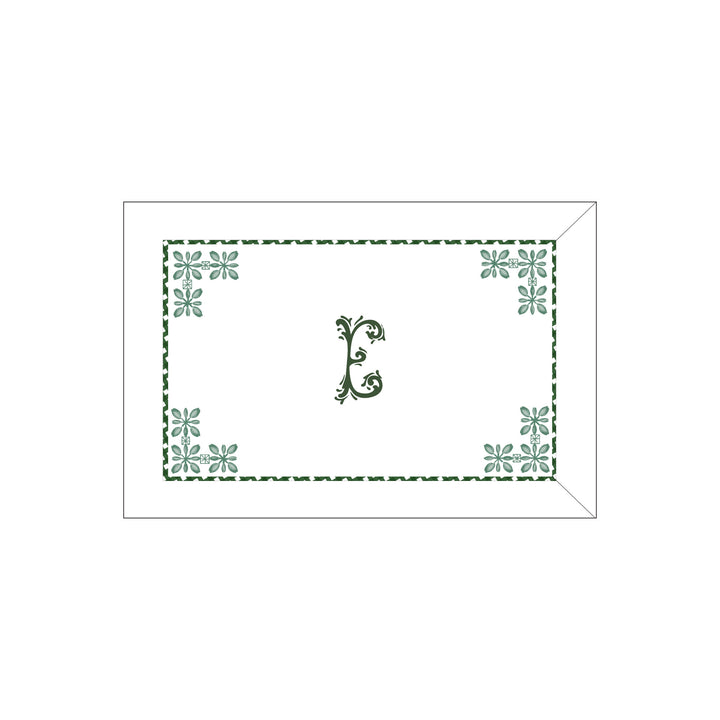 Seferî Flower Garden Boudoir Sham - Green