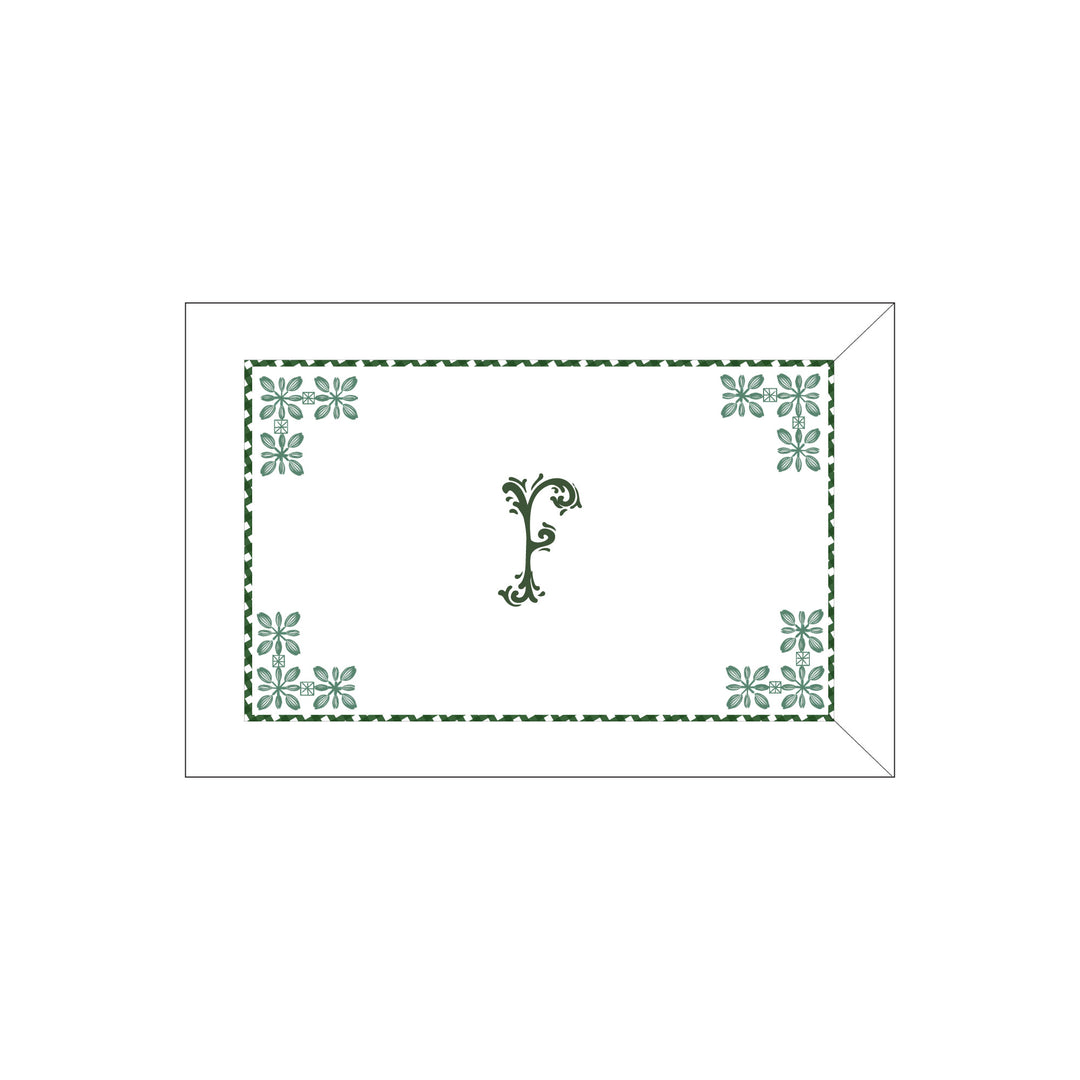 Seferî Flower Garden Boudoir Sham - Green