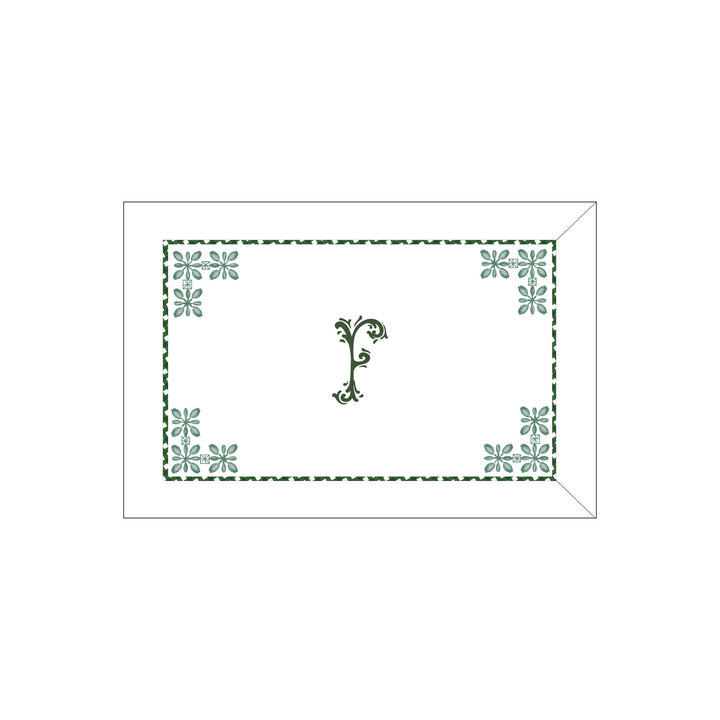 Seferî Flower Garden Boudoir Sham - Green