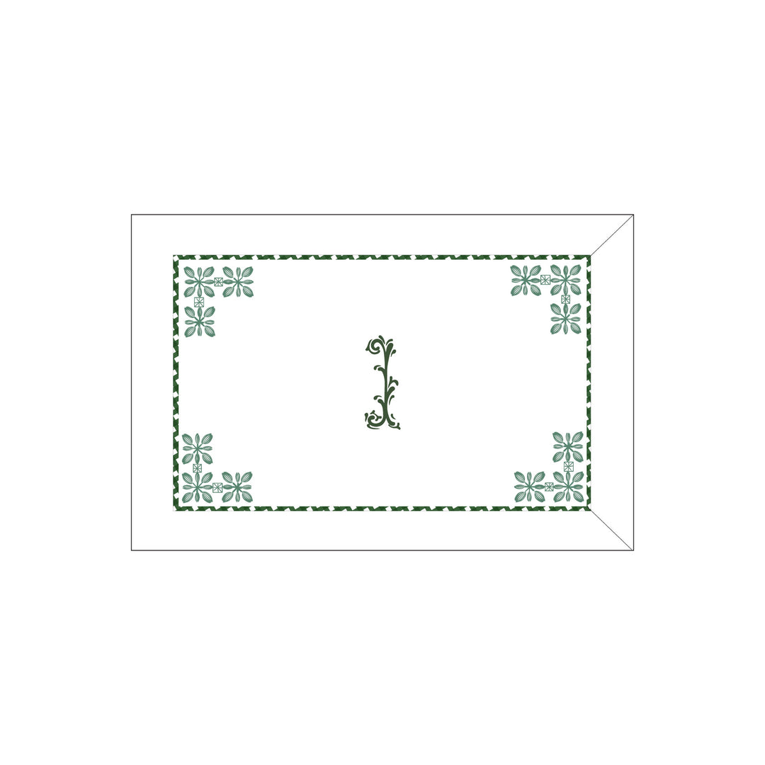 Seferî Flower Garden Boudoir Sham - Green