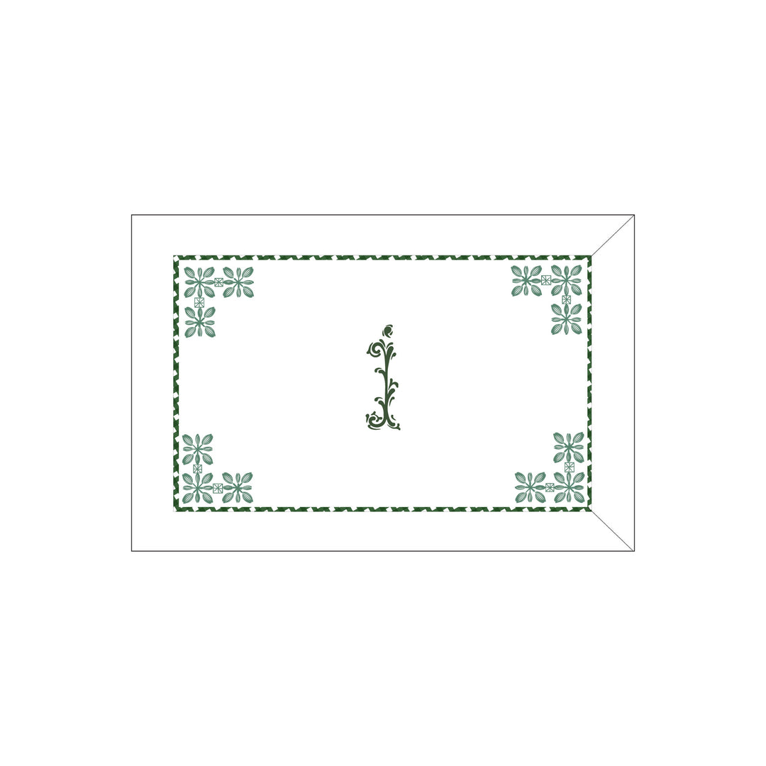 Seferî Flower Garden Boudoir Sham - Green
