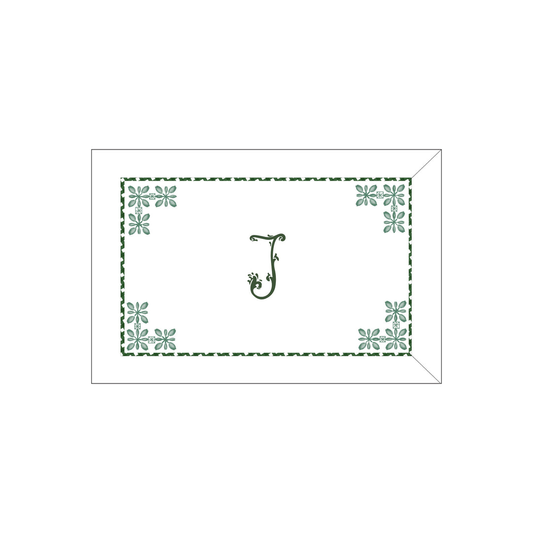Seferî Flower Garden Boudoir Sham - Green