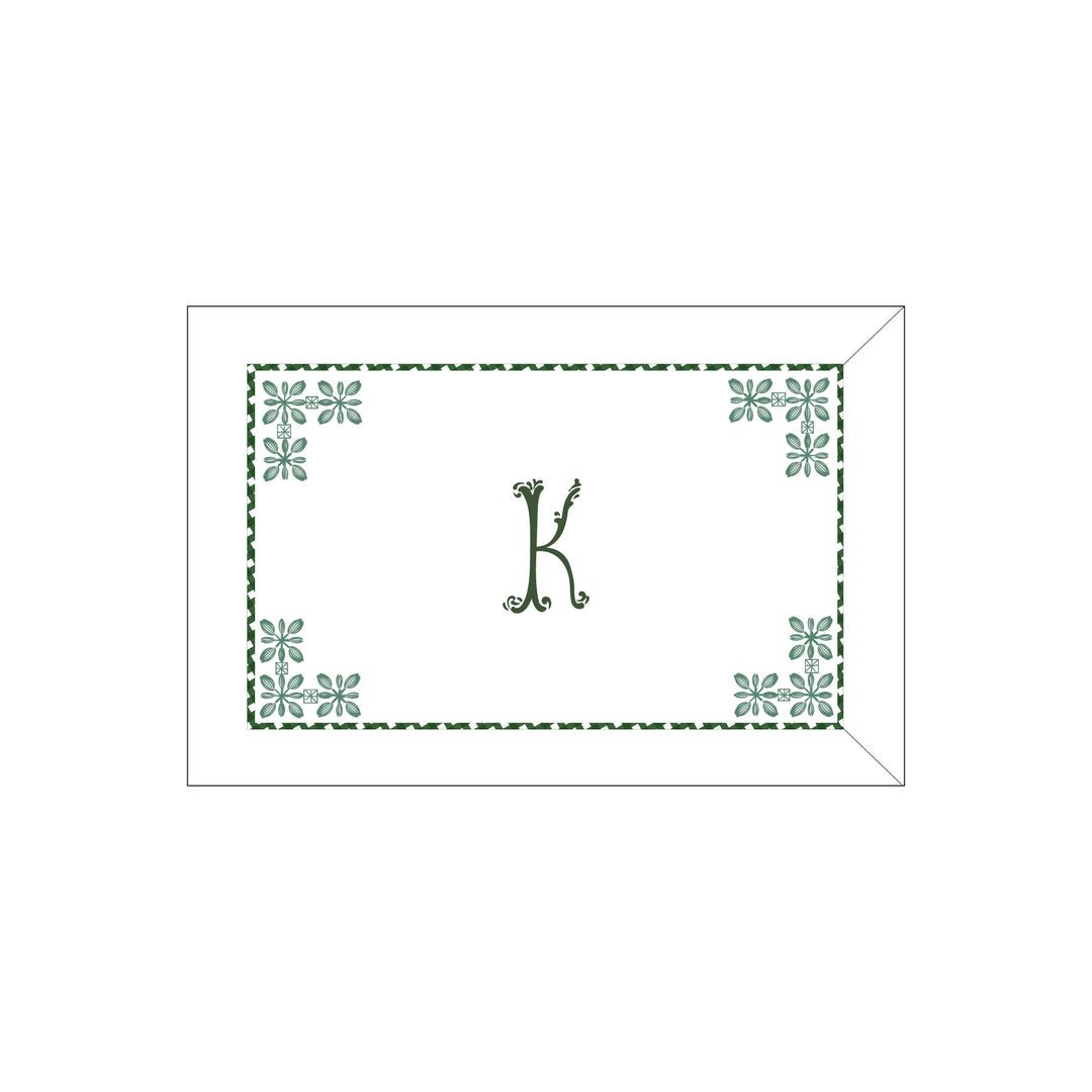 Seferî Flower Garden Boudoir Sham - Green