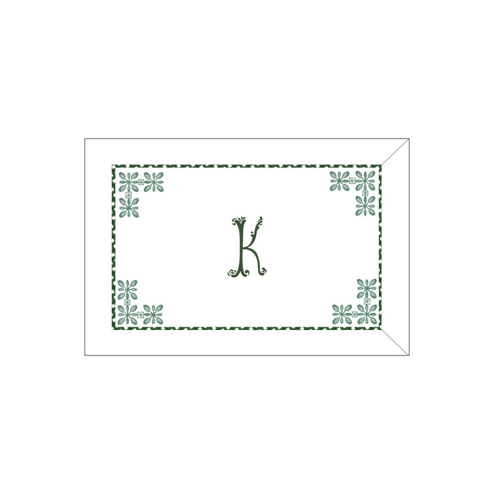 Seferî Flower Garden Boudoir Sham - Green