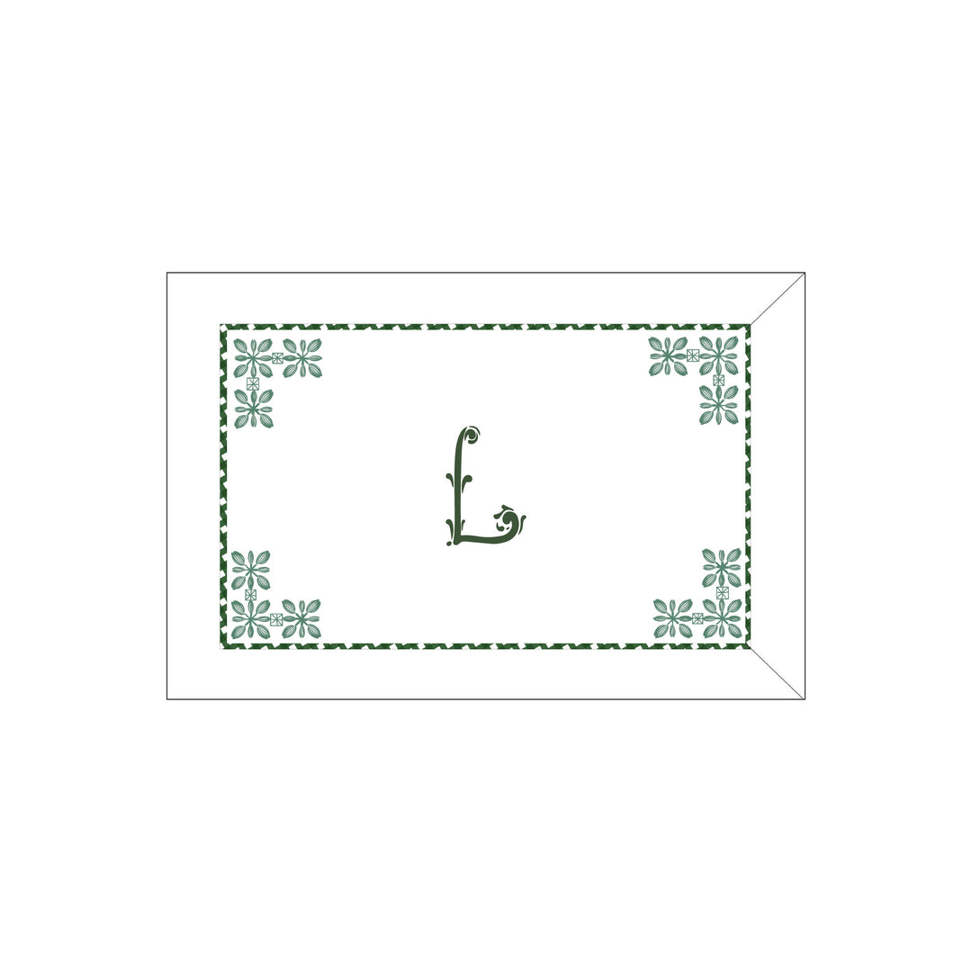 Seferî Flower Garden Boudoir Sham - Green