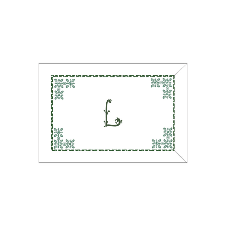 Seferî Flower Garden Boudoir Sham - Green
