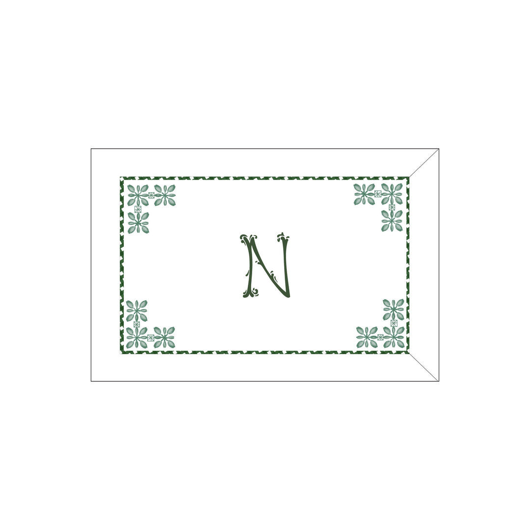 Seferî Flower Garden Boudoir Sham - Green