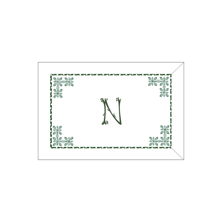 Seferî Flower Garden Boudoir Sham - Green