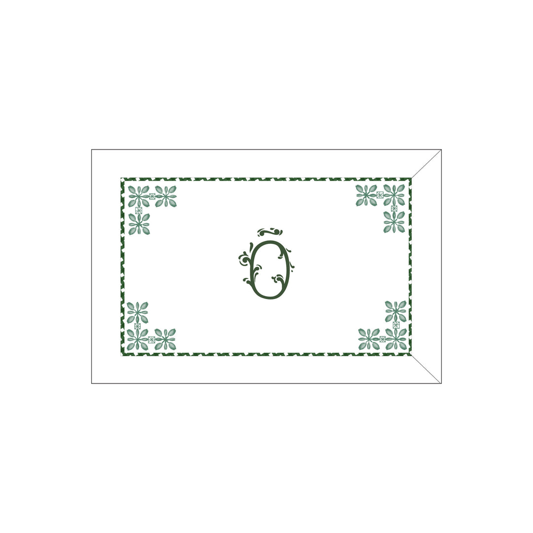 Seferî Flower Garden Boudoir Sham - Green