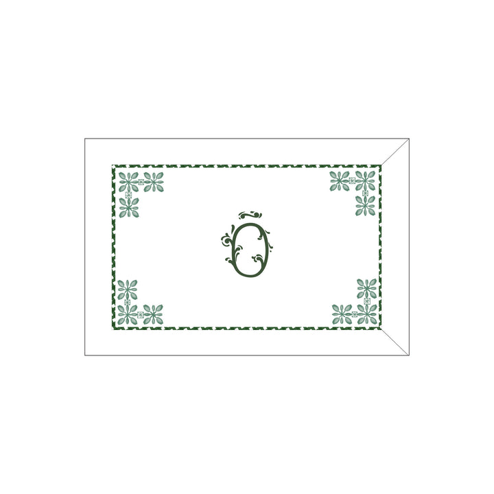 Seferî Flower Garden Boudoir Sham - Green